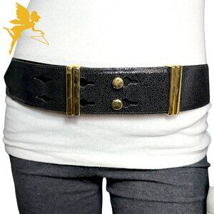 WORTH Wide Belt in Corked Leather